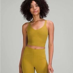 Lululemon Athletica align top in auric gold size 6